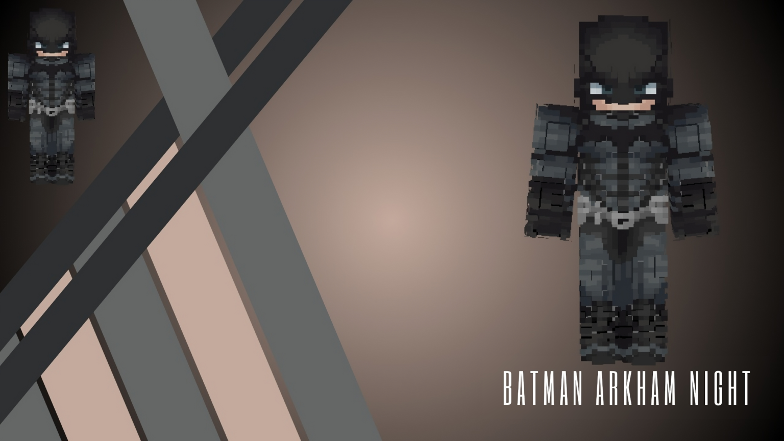 Batman Arkham Knight Minecraft Skin TBM TheBestMods