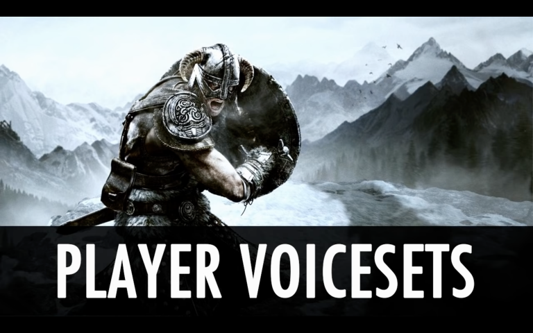 skyrim player dialogue voice mod