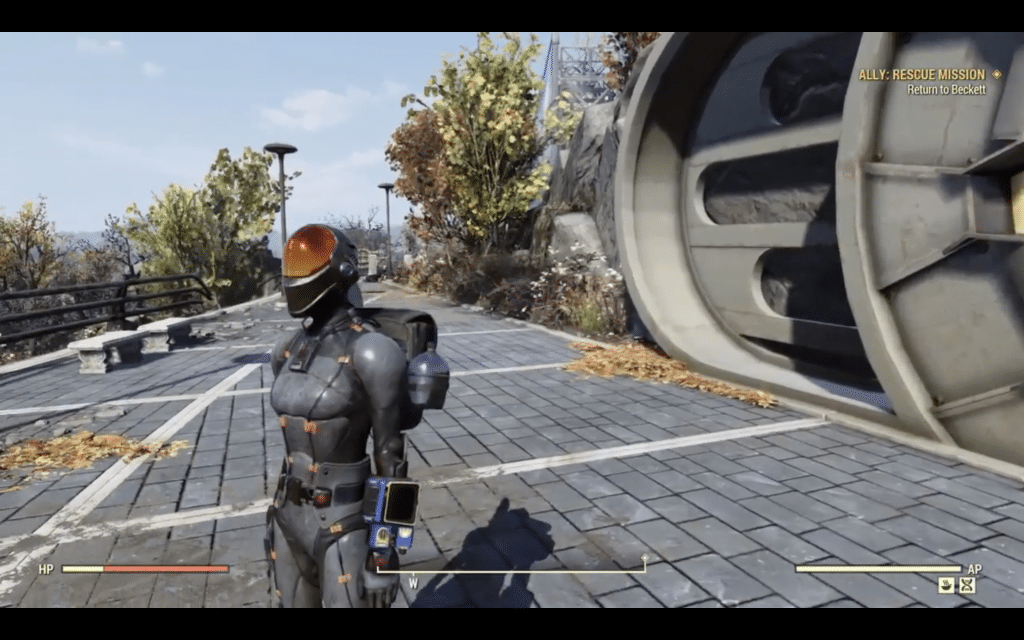 Fallout 76 Grocer's backpack mod