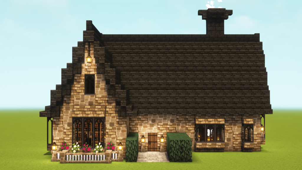 Dark Academia Minecraft House
