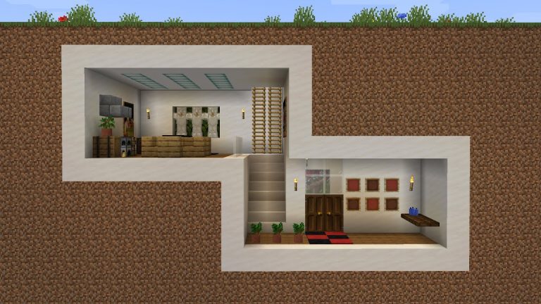 20+ Minecraft Underground House Ideas & Tutorial - TBM | TheBestMods