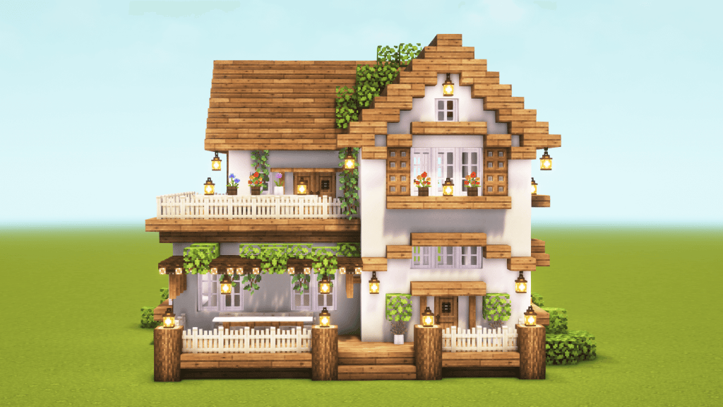 Overgrown Minecraft House