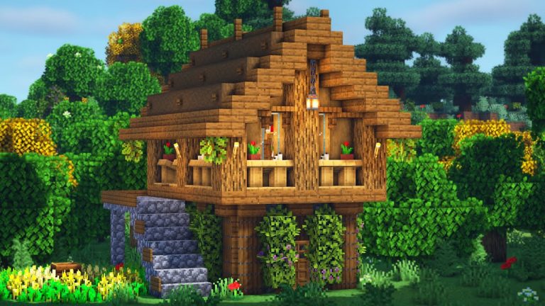 20+ Cool Minecraft Spruce Wood House Ideas+ & Tutorial - TBM | TheBestMods