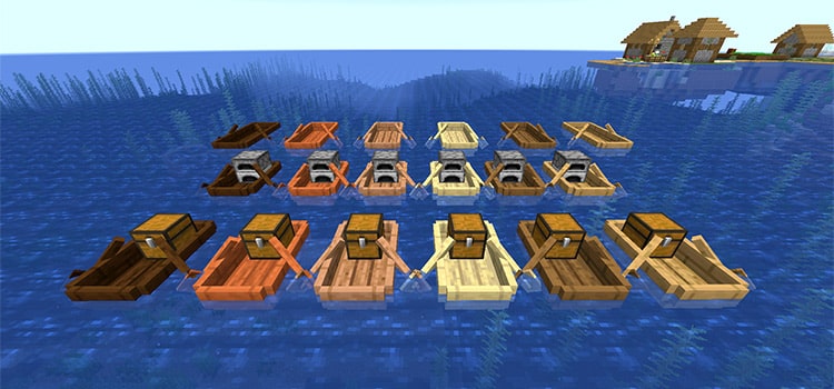 Minecraft Boat Mod