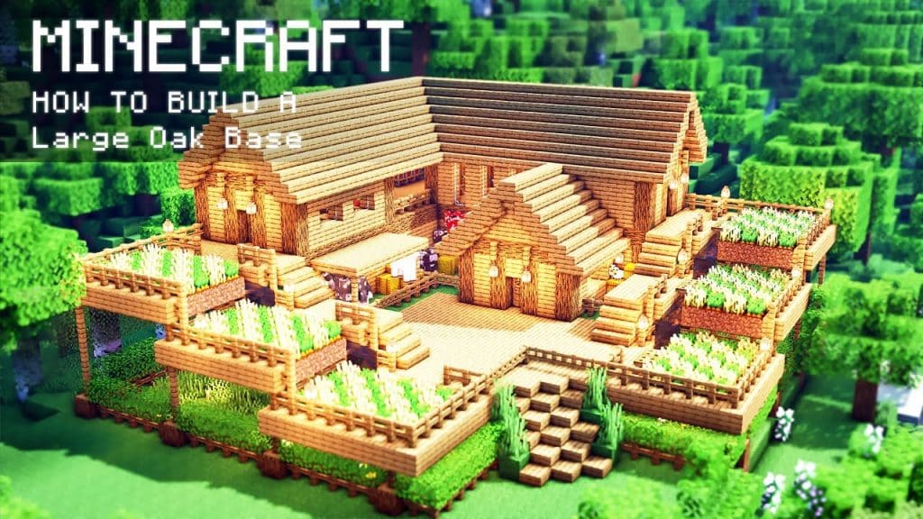 Large Oak Minecraft House