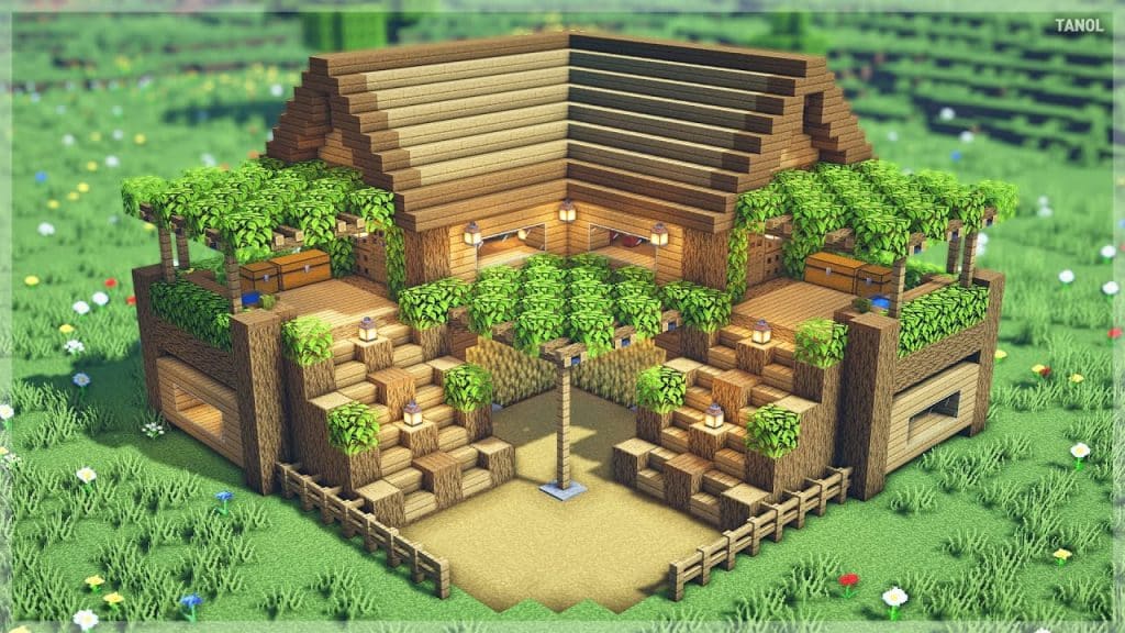 10+ Best Oak Minecraft House Ideas - TBM | TheBestMods