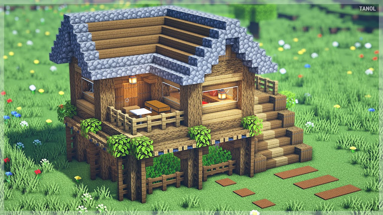 Simple Survival Oak Starter House 