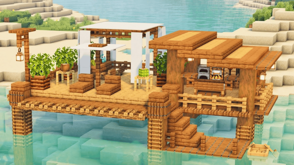 Top 7 Minecraft Beach House Blueprints Ideas - TBM | TheBestMods