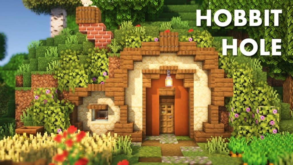 minecraft hobbit house