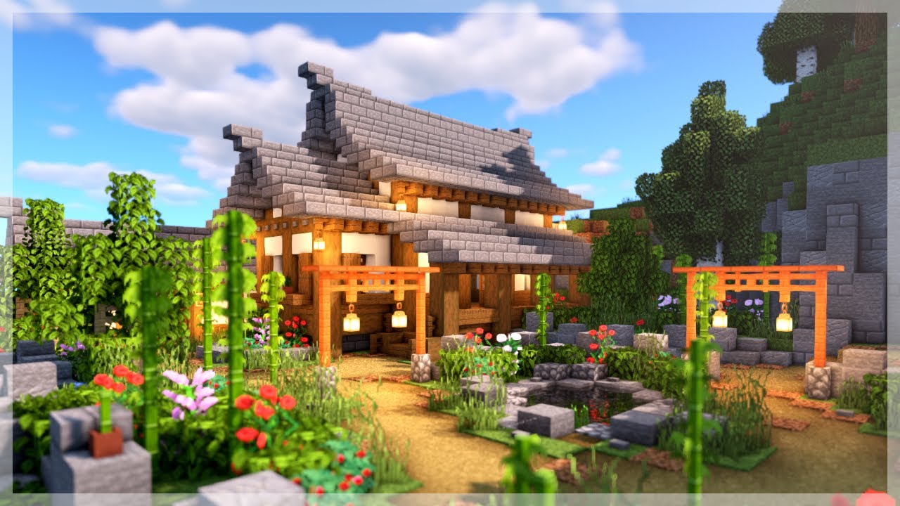 Minecraft: How To Build an Ultimate Japanese House 