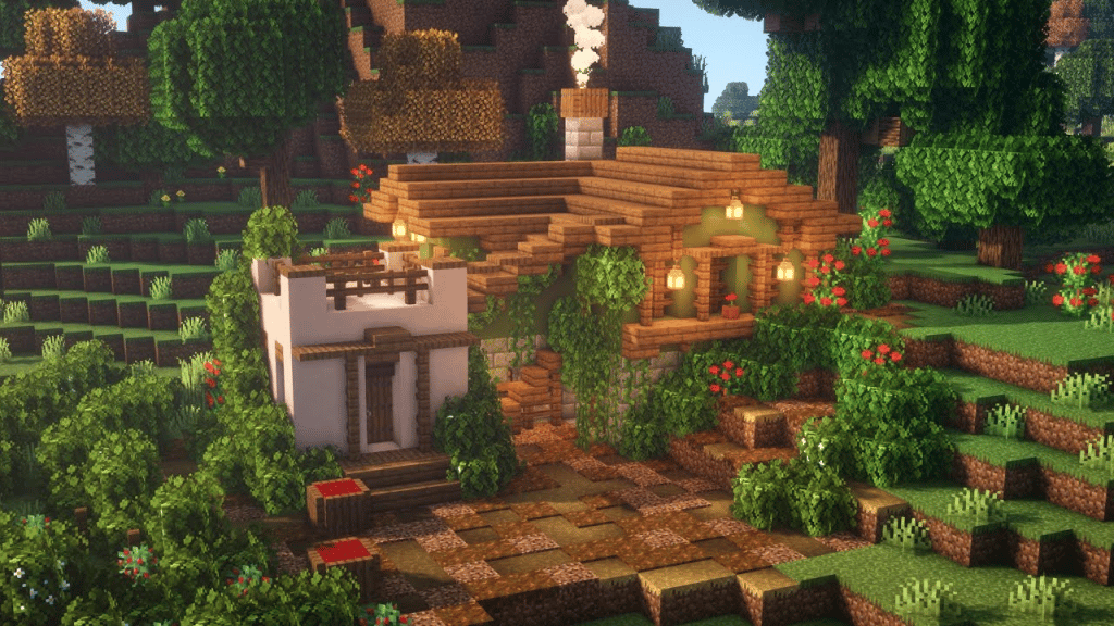 Minecraft Spanish Houses