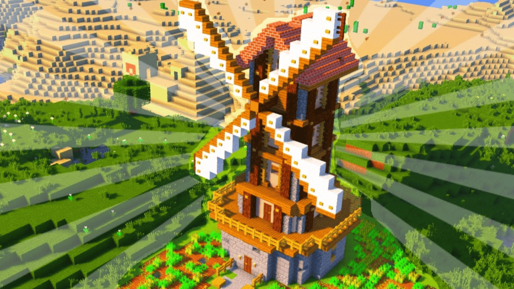 Minecraft Windmill House