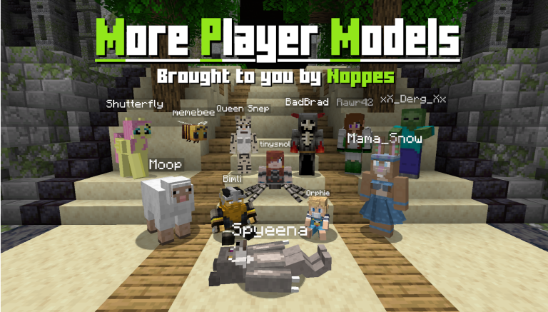 Minecraft More Player Models Mod - A Game-changer You Should Never Miss ...