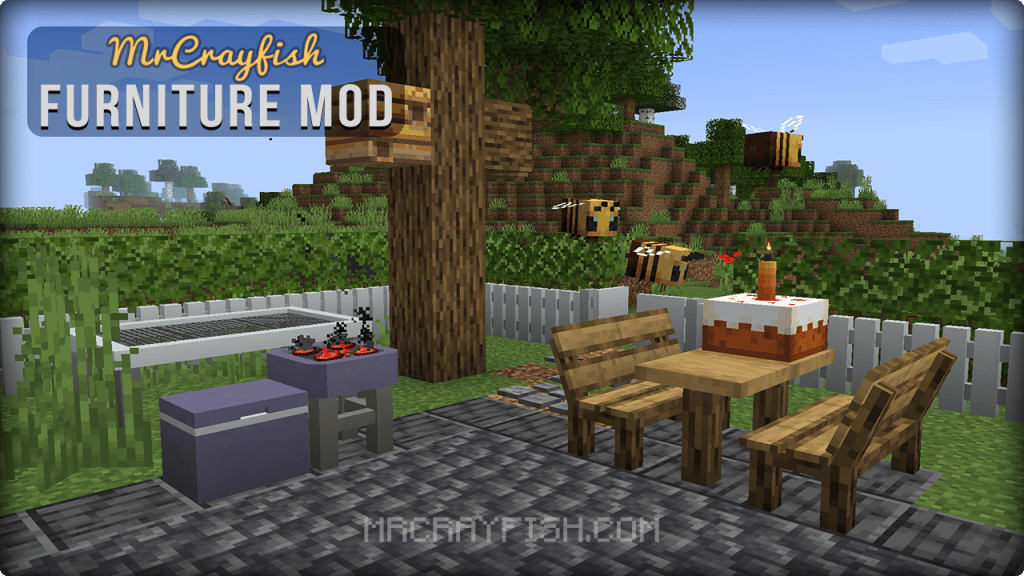 MrCrayfish's Furniture mod Minecraft