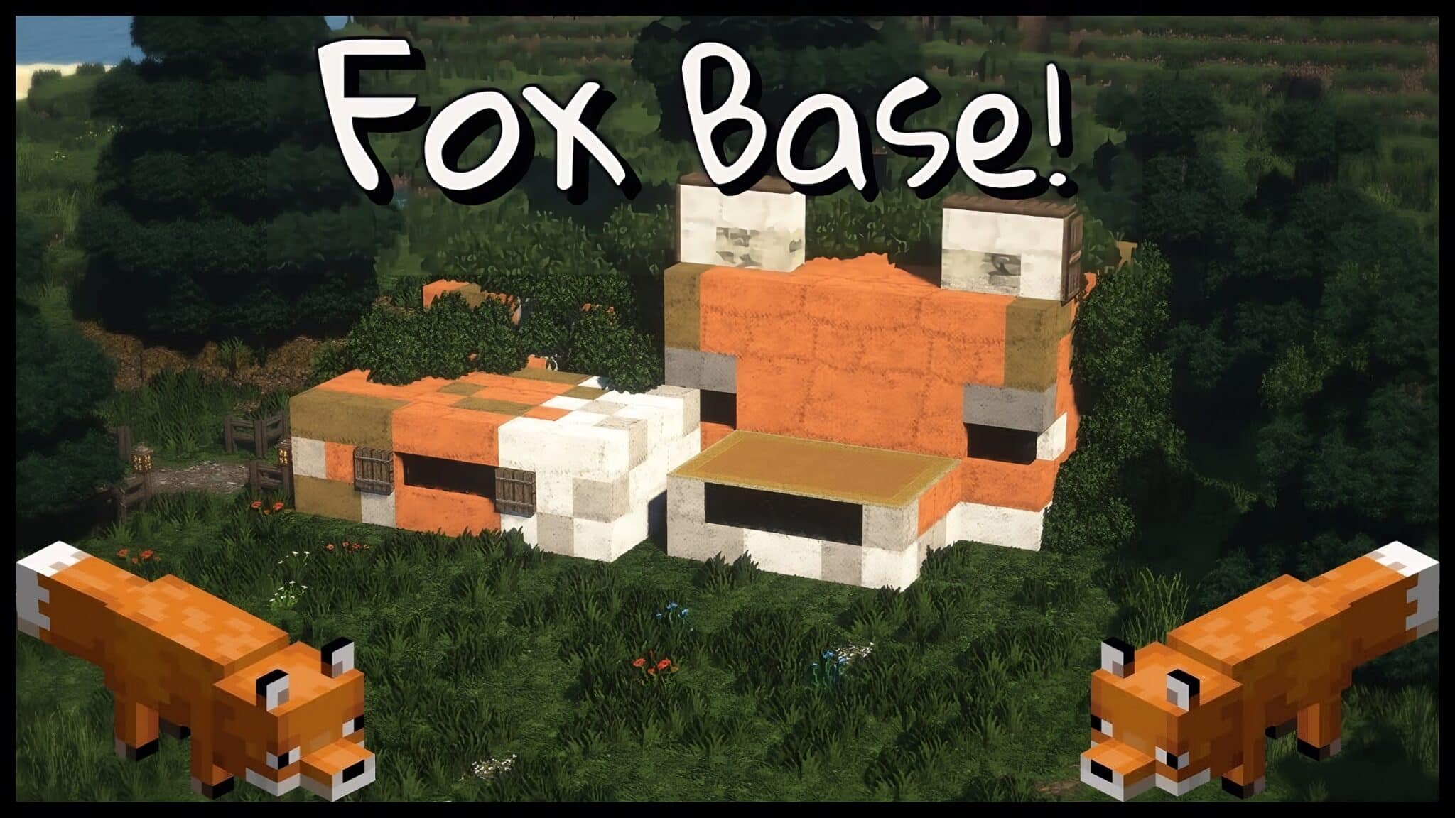 10+ Lovely Minecraft Fox House Ideas & Tutorial - TBM | TheBestMods