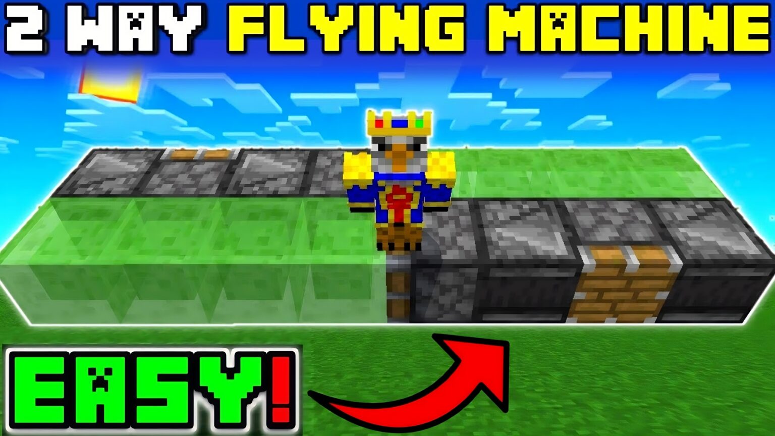 Flying Mod Minecraft 2 Way Flying Machine - TBM | TheBestMods