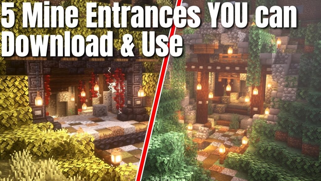 10+ Amazing Mine Entrance Design Ideas for Minecraft - TBM | TheBestMods