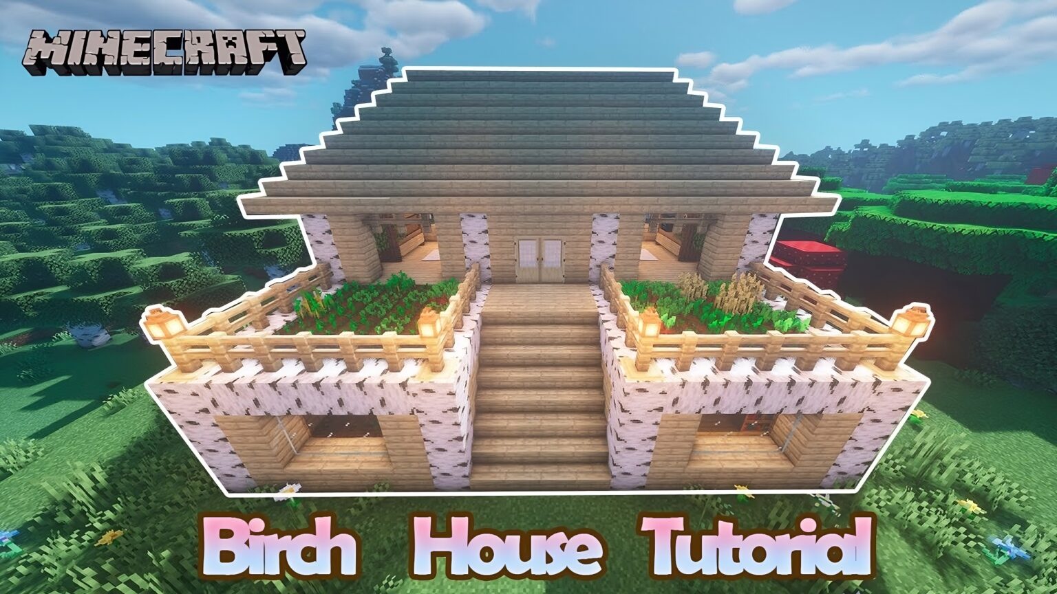 10+ Best Wooden Birch House in Minecraft - TBM | TheBestMods