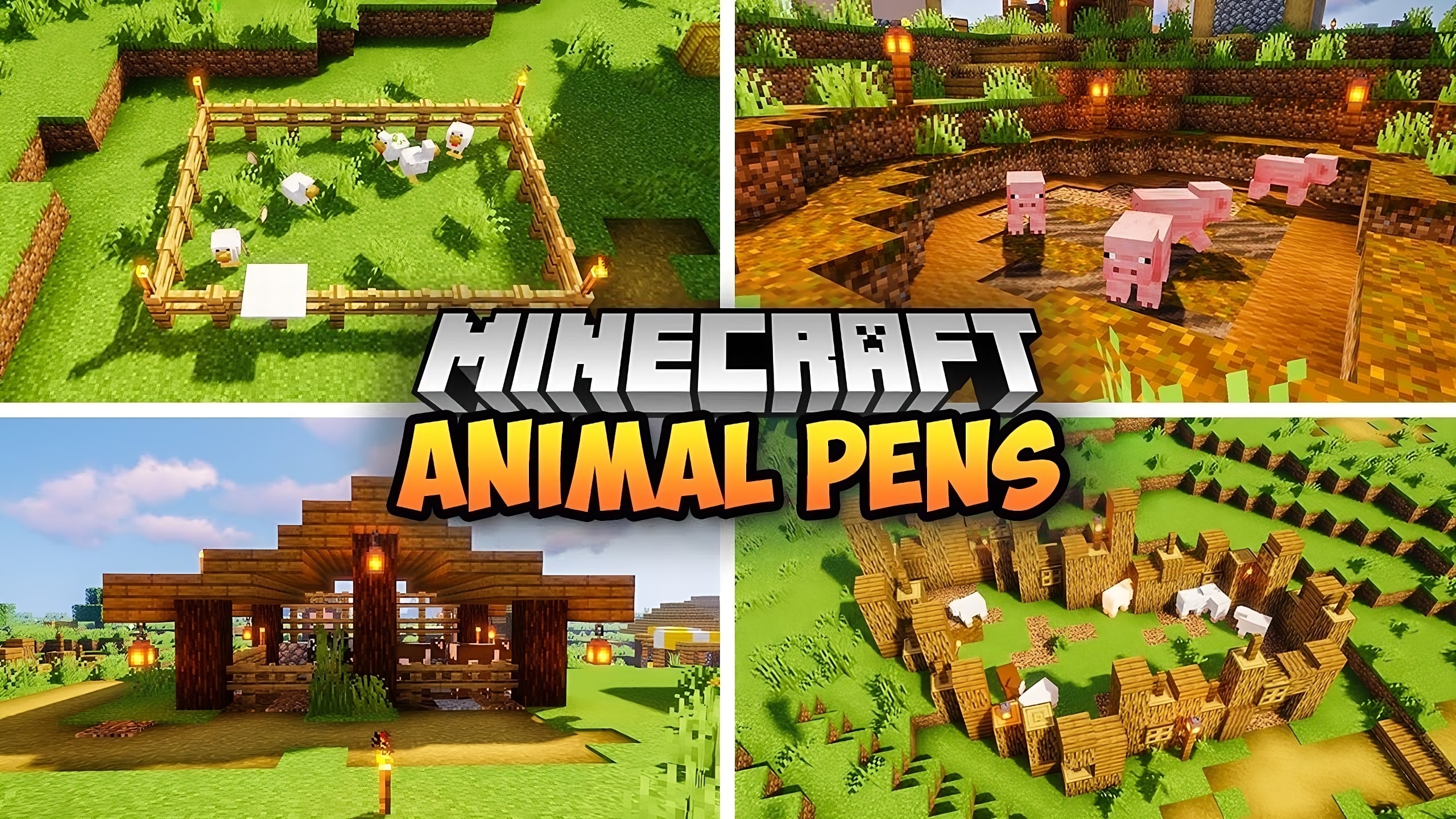 10+ Best Wooden Animal Pen Designs in Minecraft - TBM | TheBestMods