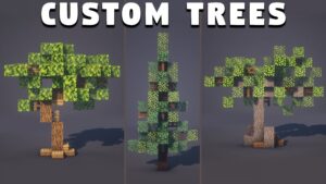 10+ Best Custom Tree Design Ideas in Minecraft - TBM | TheBestMods