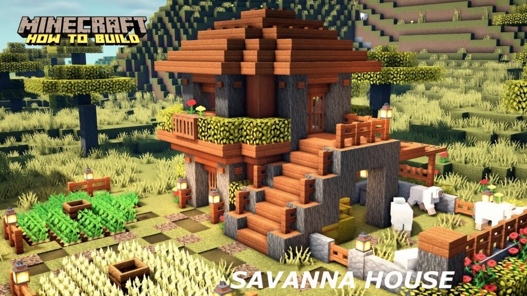 10+ Best Savanna House Designs in Minecraft - TBM | TheBestMods