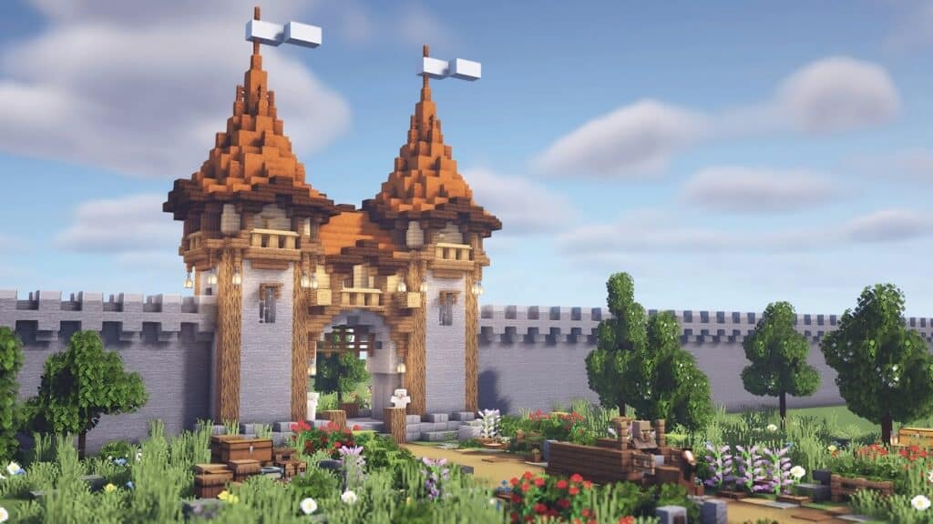 Best Castle Gate Design Ideas in Minecraft TBM TheBestMods