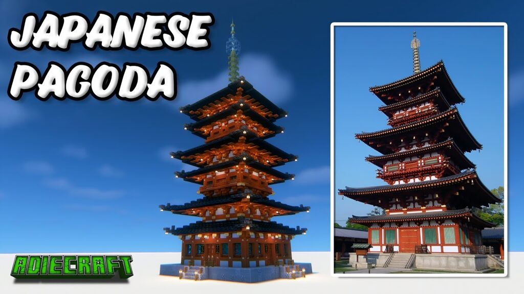 10+ Best Japanese Pagoda Designs in Minecraft - TBM | TheBestMods