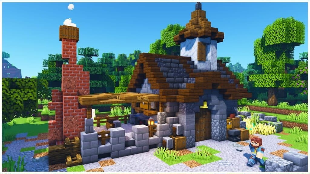 10+ Best Medieval Blacksmith Design Ideas in Minecraft - TBM | TheBestMods