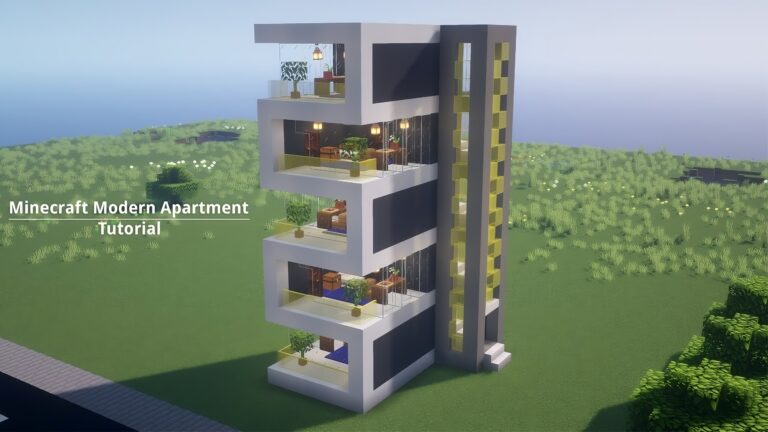 Best 5 Storey Modern Apartment Building Designs in Minecraft - TBM ...