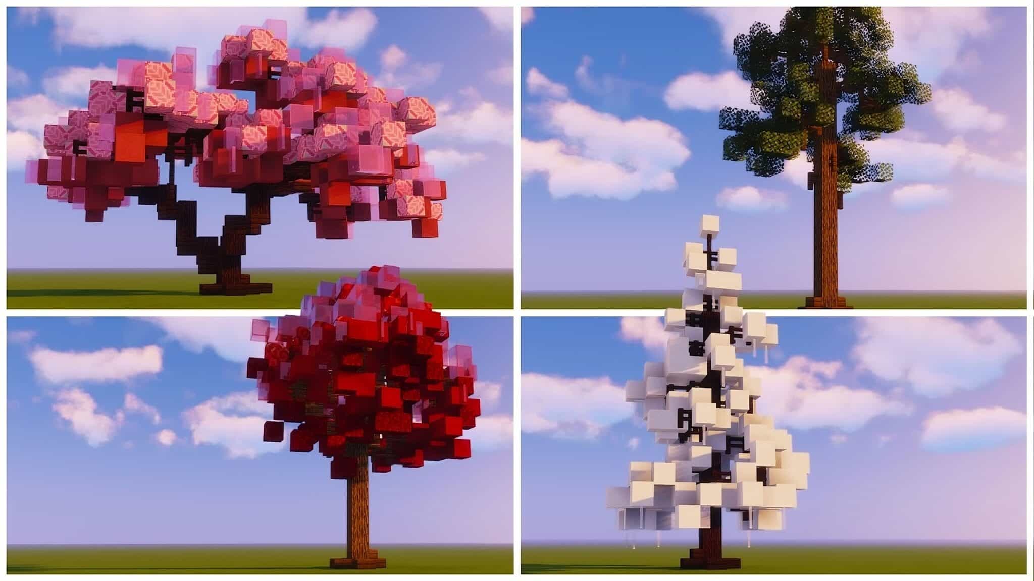 10+ Best Custom Tree Design Ideas in Minecraft - TBM | TheBestMods