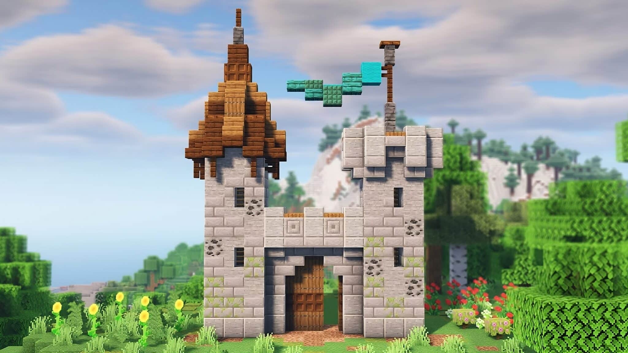 Best Castle Gate Design Ideas in Minecraft TBM TheBestMods