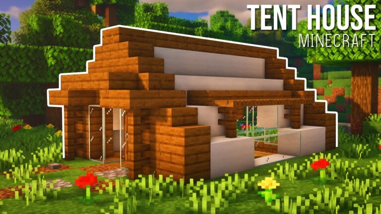 10+ Best Simple Tent Designs and Ideas in Minecraft - TBM | TheBestMods