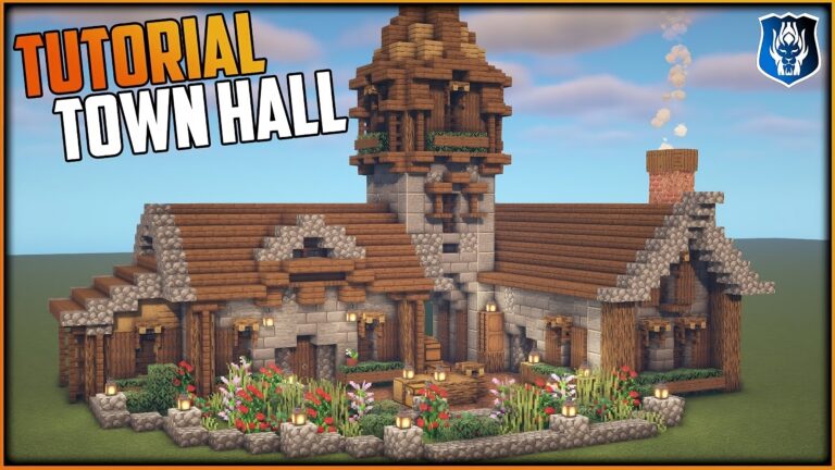 10+ Best Town Hall Designs in Minecraft - TBM | TheBestMods