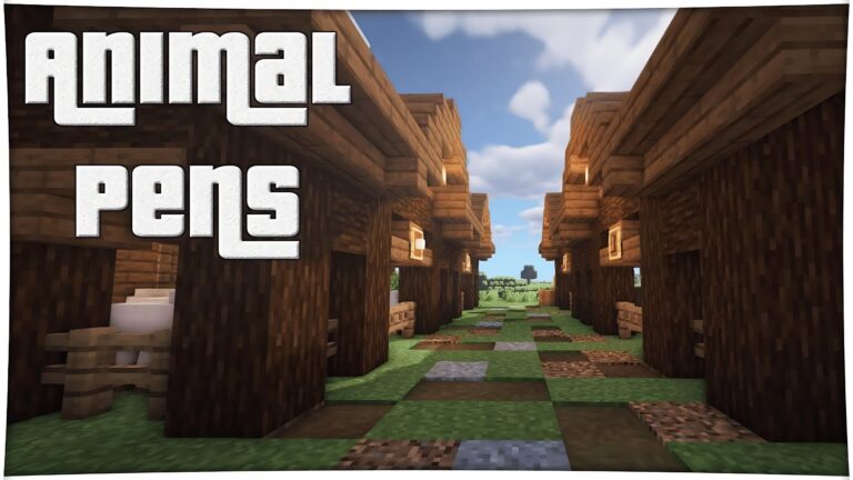 10+ Best Wooden Animal Pen Designs in Minecraft - TBM | TheBestMods