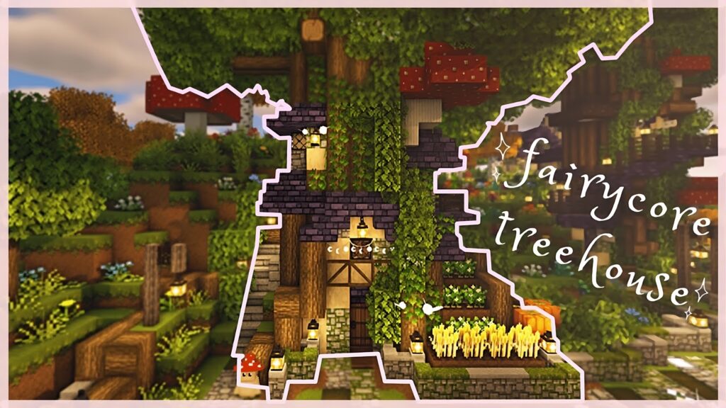 Amazing Fairycore Treehouse in Minecraft - TBM | TheBestMods