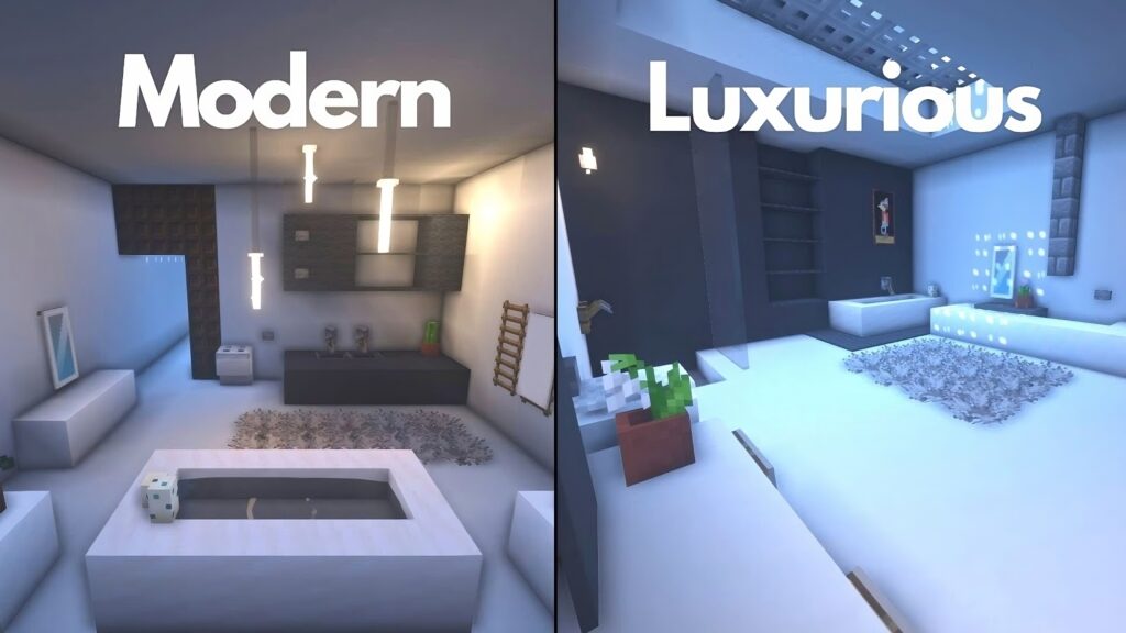 Amazing Modern Bathroom in Minecraft - TBM | TheBestMods