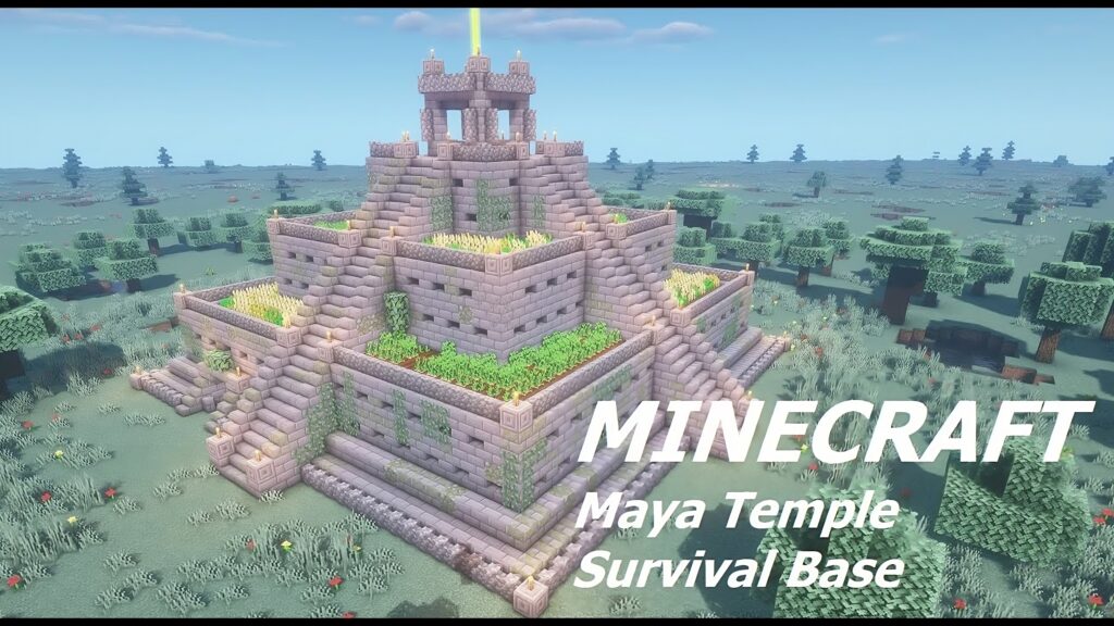 Cool Maya Temple Base in Minecraft - TBM | TheBestMods