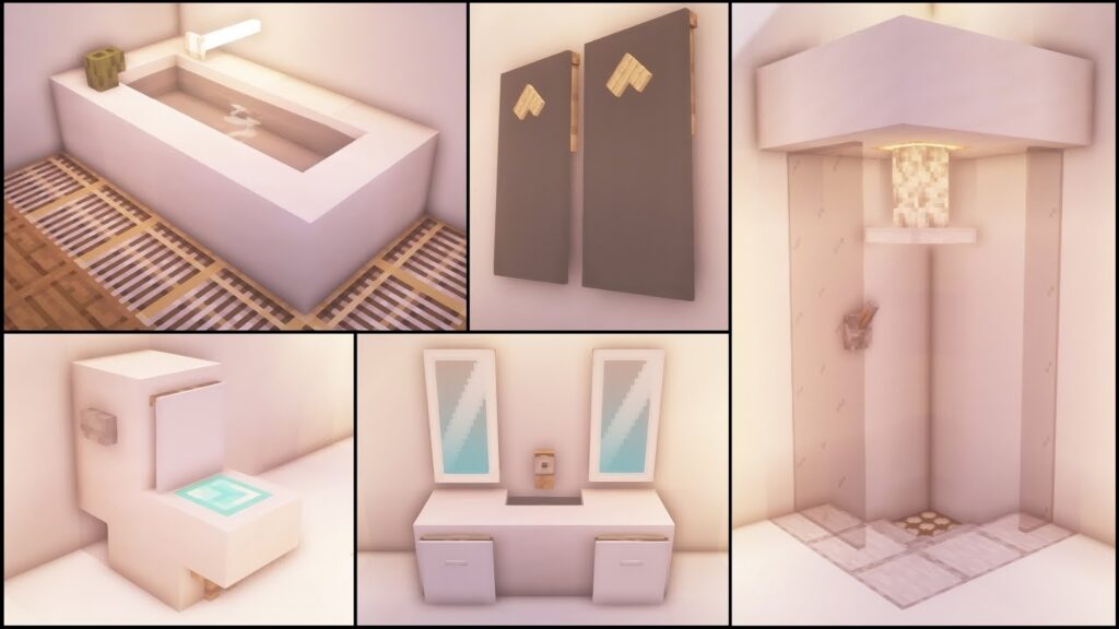 Creative Modern Bathroom Designs in Minecraft - TBM | TheBestMods