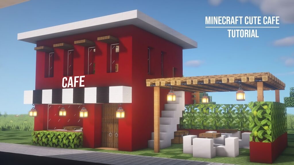 10+ Best Cute Cafe Designs in Minecraft - TBM | TheBestMods