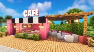 10+ Best Cute Cafe Designs in Minecraft - TBM | TheBestMods