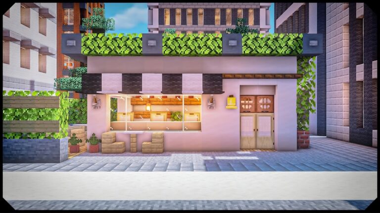 10+ Best Cute Cafe Designs in Minecraft - TBM | TheBestMods