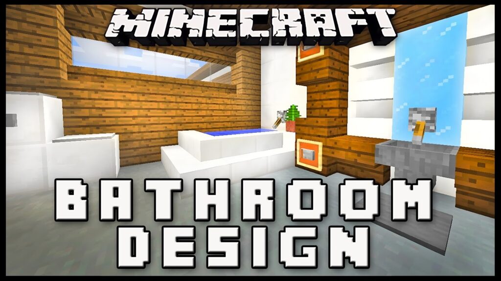 Easy Modern Bathroom in Minecraft - TBM | TheBestMods