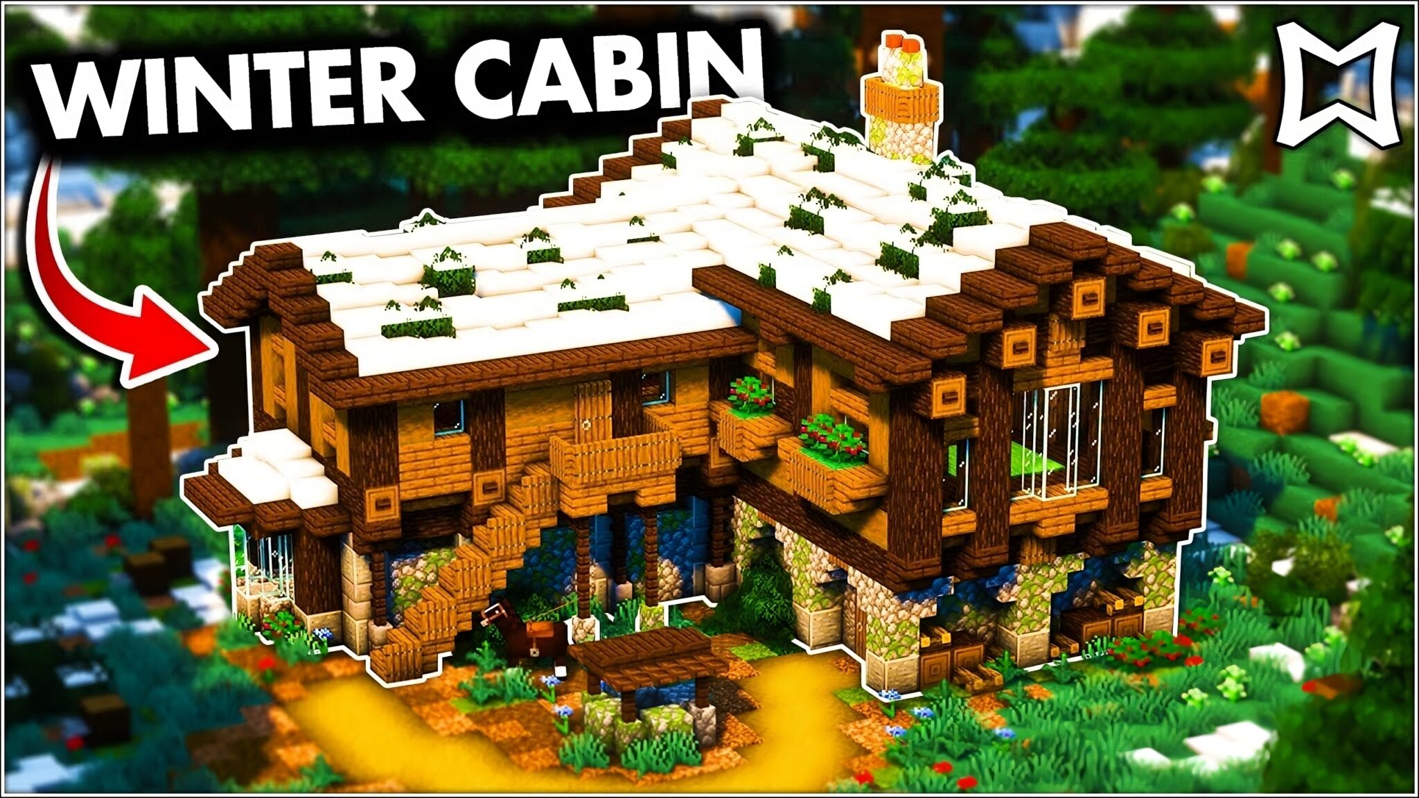 10+ Cool Winter Cabin in Minecraft - TBM | TheBestMods