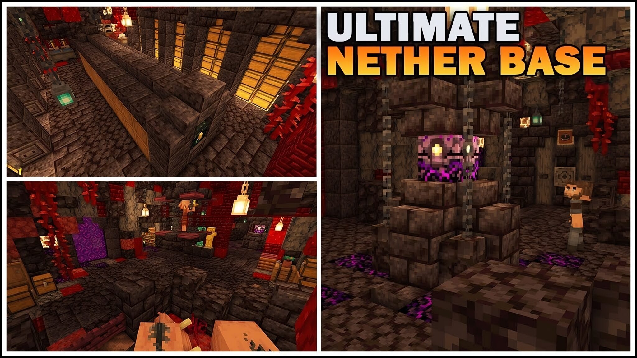 10+ Must Have Nether Base in Minecraft - TBM | TheBestMods