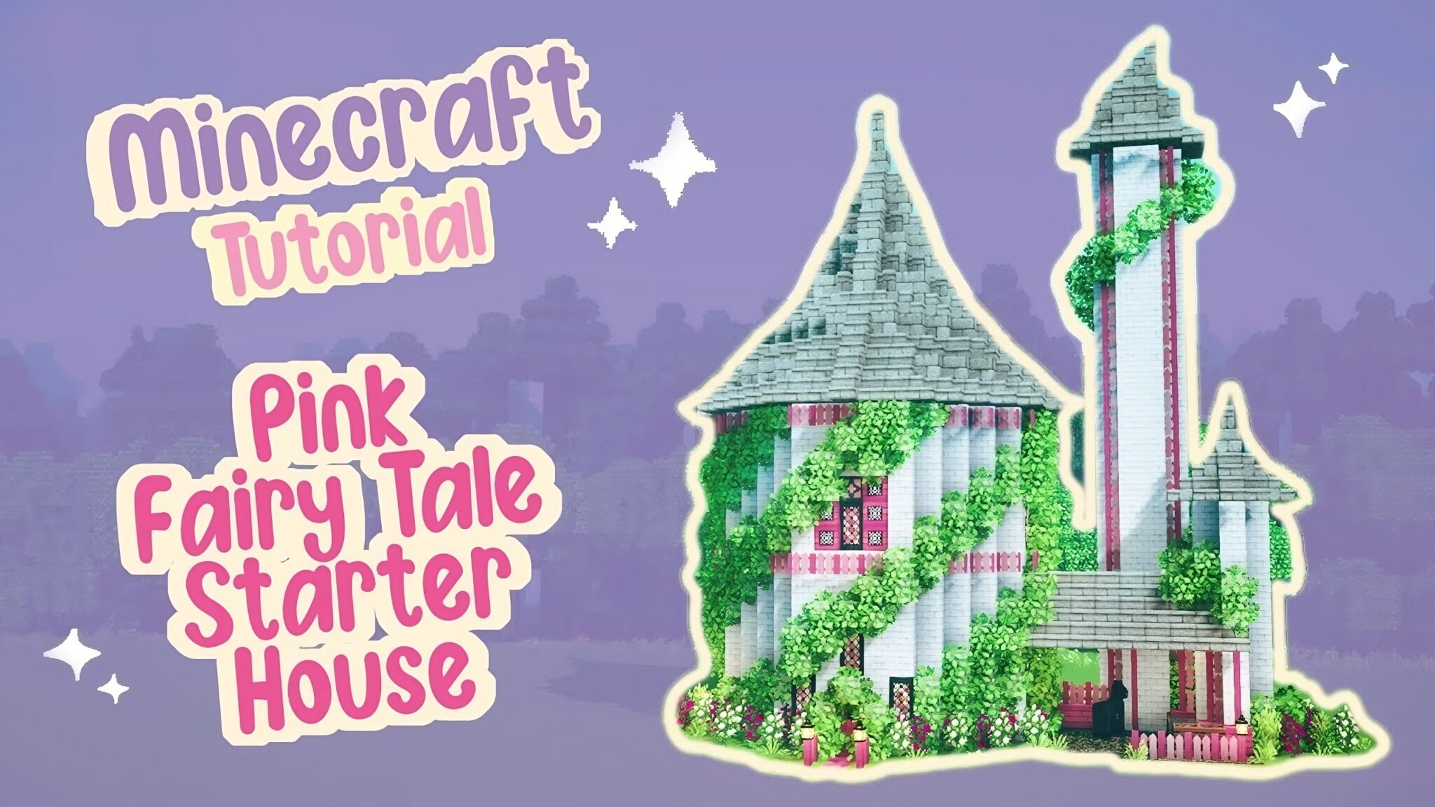 Pink Fairycore Starter House in Minecraft - TBM | TheBestMods