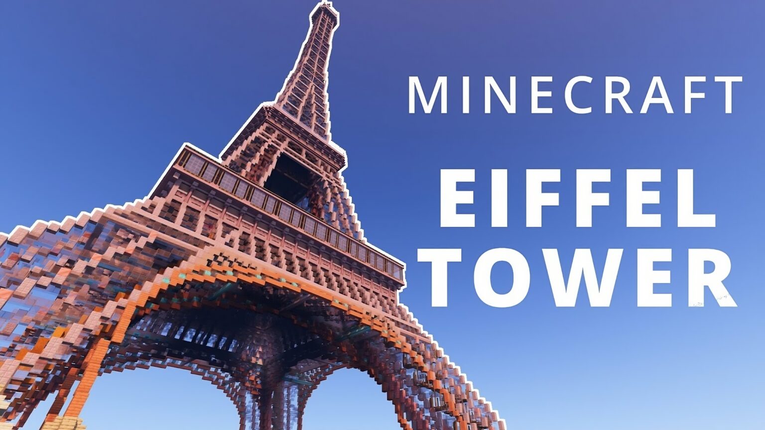 Towering Eiffel Tower Designs in Minecraft - TBM | TheBestMods