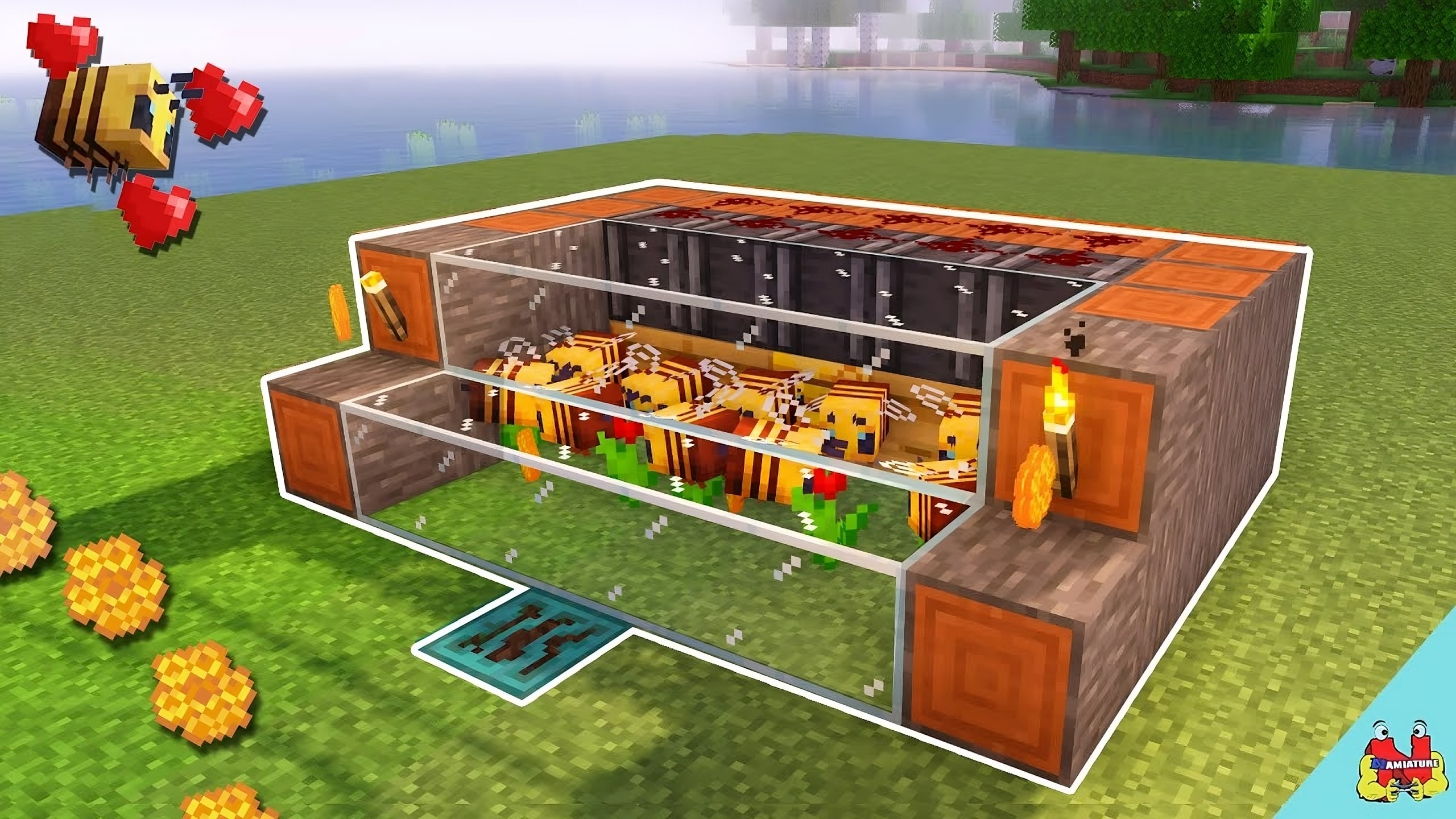 10 Best Bee Farm Design Ideas In Minecraft TBM TheBestMods 10 Best Bee Farm Design Ideas In Minecraft TBM TheBestMods