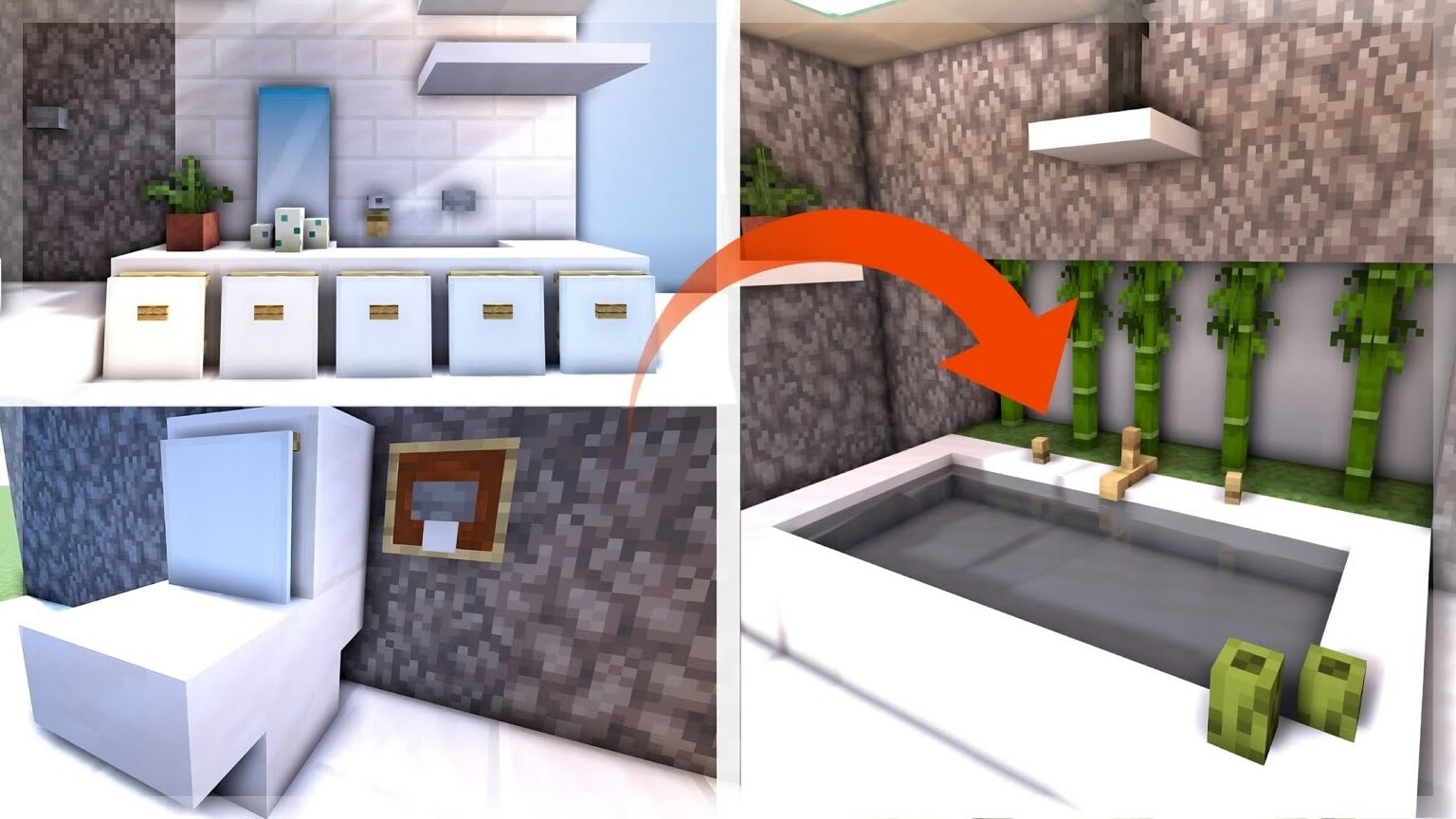 Cool Modern Bathroom Ideas in Minecraft - TBM | TheBestMods