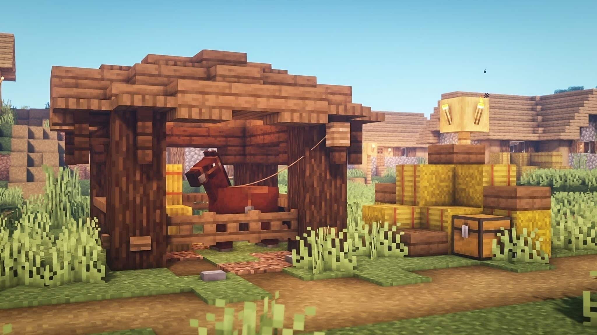 Horse Stable Designs In Minecraft