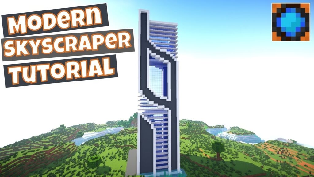Towering Modern Skyscrapper In Minecraft Transformed 1024x576 
